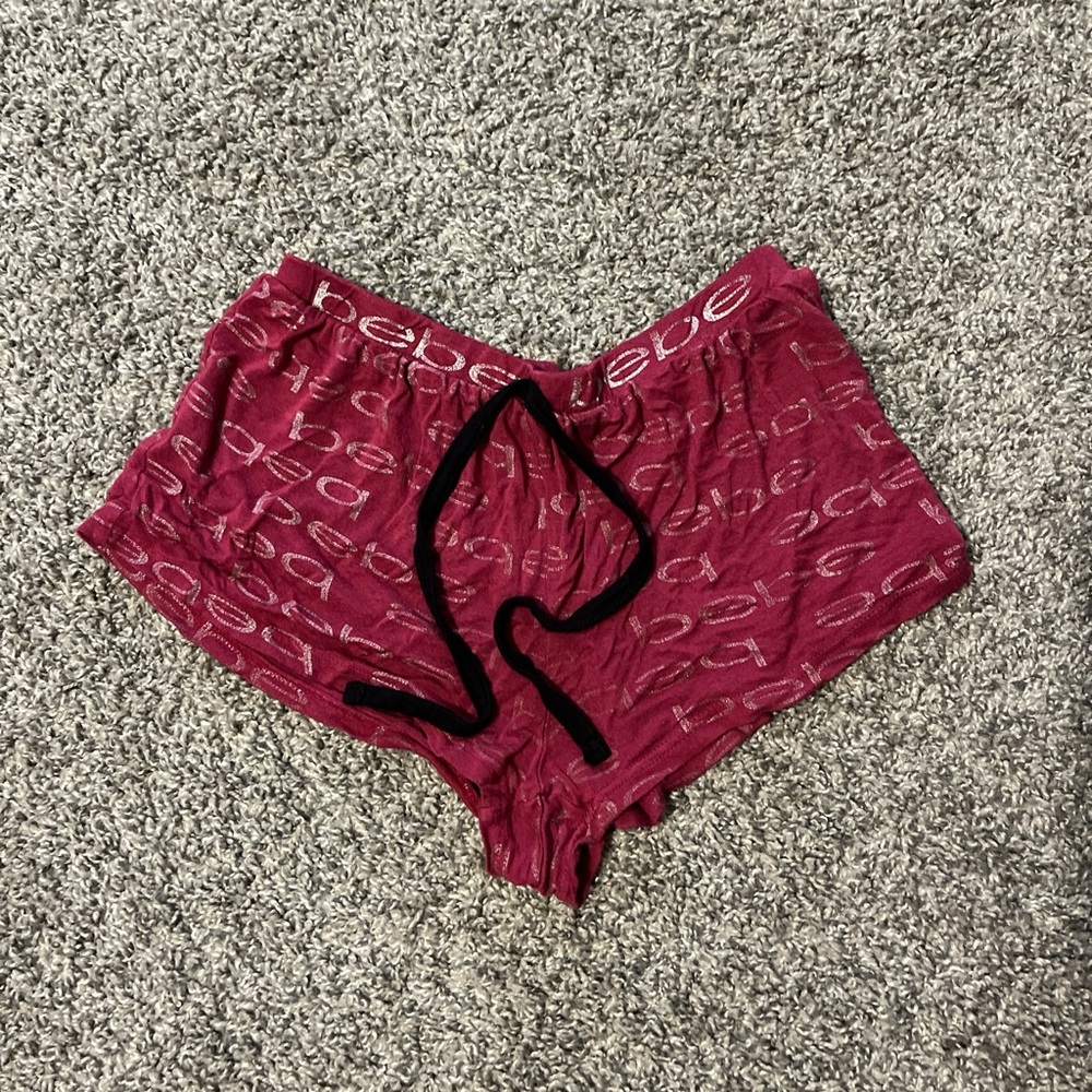 bebe y2k Logo Lounge Shorts